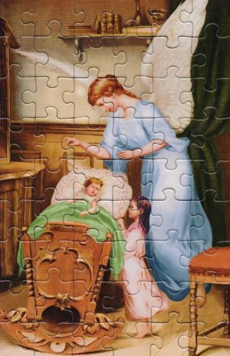 POMOCE KATECHETYCZNE - Religijne puzzle z Aniołem Stróżem - Największy sklep z artykułami religijnymi i dewocjonaliami - e-religijne.pl