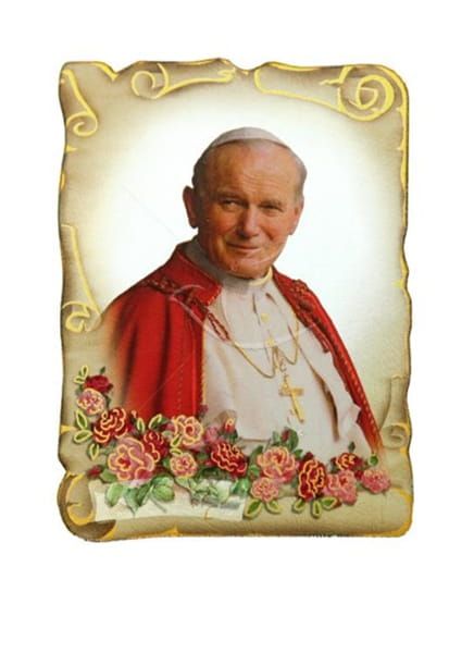 Magnes z nadrukiem religijnym - św. Jan Paweł II