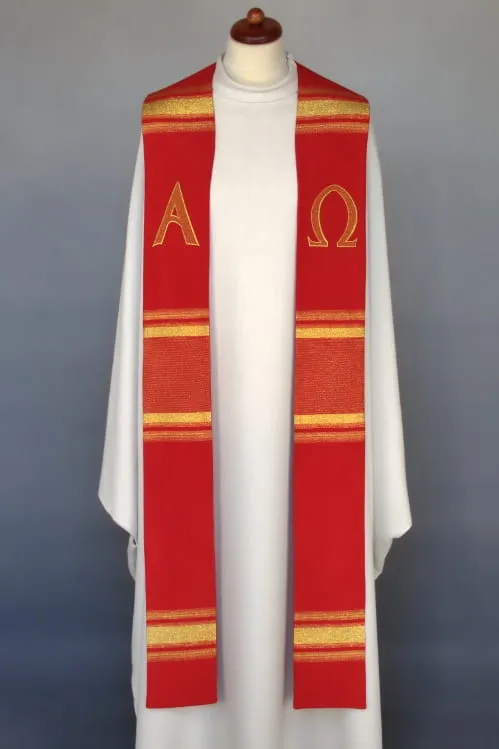 Stuła czerwona do koncelebry 4-208-2 e-religijne.pl