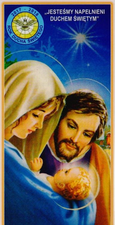 Kolędowe obrazki na Rok Ducha Świętego 2017/2018 (200 sztuk) chrześcijański sklep e-religijne.pl