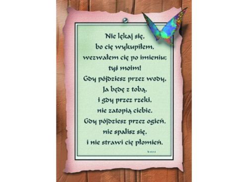 Pocztówka - Nie lękaj się... e-religijne.pl