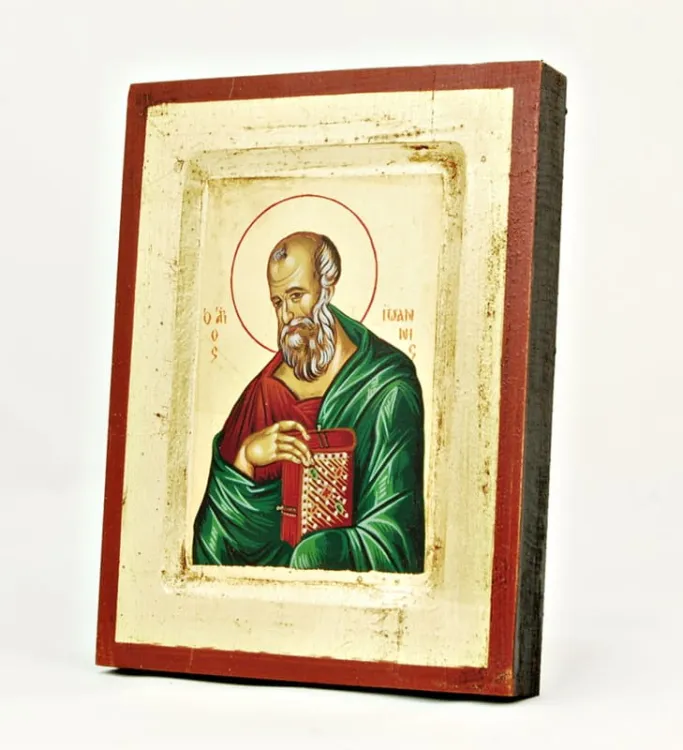 Ikona bizantyjska święty Jan Ewangelista 14 x 18 (1) e-religijne.pl