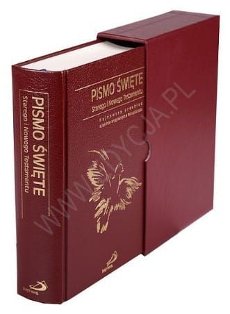  Pismo Święte ST i NT oprawa skóra bordo NOWE WYDANIE e-religijne.pl