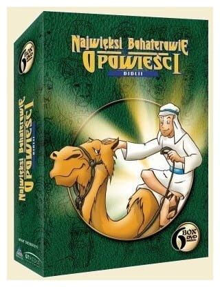 Najwięksi bohaterowie i opowieści Biblii - BOX 6 płyt z filmami religijnymi na DVD księgarnia katolicka - animowane filmy dla dzieci i młodzieży. Sklep chrześcijański e-religijne.pl