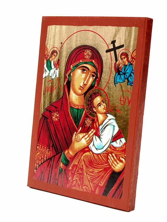 Ikona bizantyjska Matka Boża Nieustającej Pomocy reprodukcja 10 x 14 e-religijne.pl