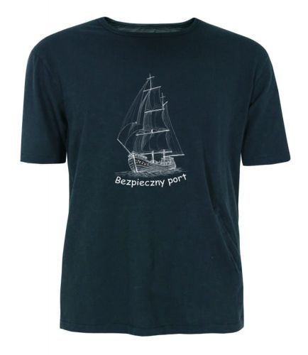 Koszulka religijna T-Shirt "Jezus - bezpieczny port" e-religijne.pl
