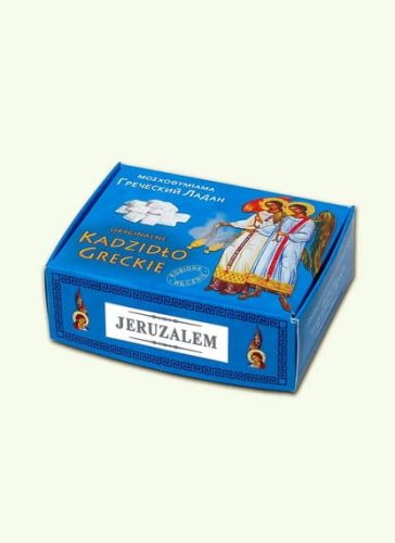Kadzidło greckie JERUZALEM 50 g Greckie kadzidła żywiczne pochodzące z najlepszych mieszanek żywicznych i olejków. Sklep e-religijne.pl