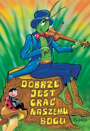 Pocztówka - "Dobrze jest grać naszemu Bogu" księgarnia chrześcijańska e-religijne.pl