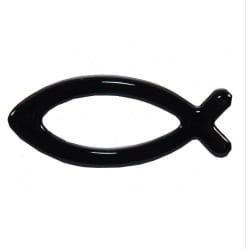 Ryba na samochód, czarna dł.11cm e-religijne.pl