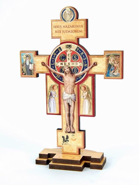 Krzyż św. Benedykta wiszący SF455 10 x 16 p e-religijne.pl