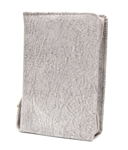 Okładka na brewiarz - skóra ekologiczna szara e-religijne.pl