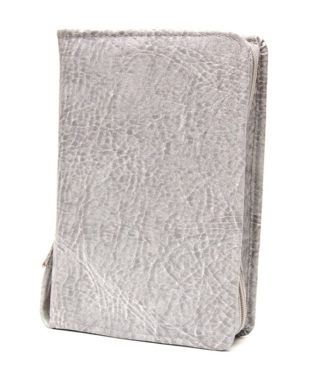 Okładka na brewiarz - skóra ekologiczna szara e-religijne.pl