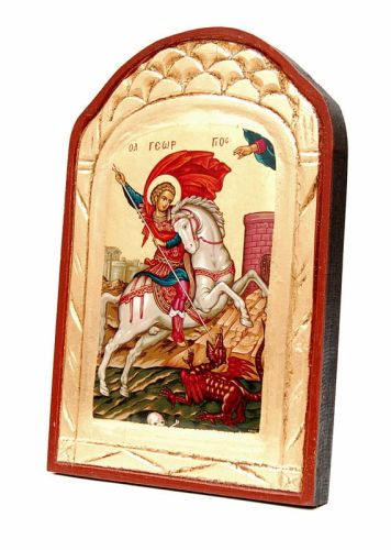 Ikona bizantyjska św. Jerzy 1SK 18 x 26 cm e-religijne.pl