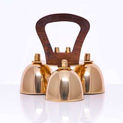 Liturgiczne dzwonki mosiężne poczwórne 78622 dzwonki sygnaturki gongi sklep liturgiczny e-religijne.pl