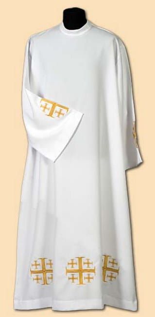Alba kapłańska z haftem AS33 e-religijne.pl