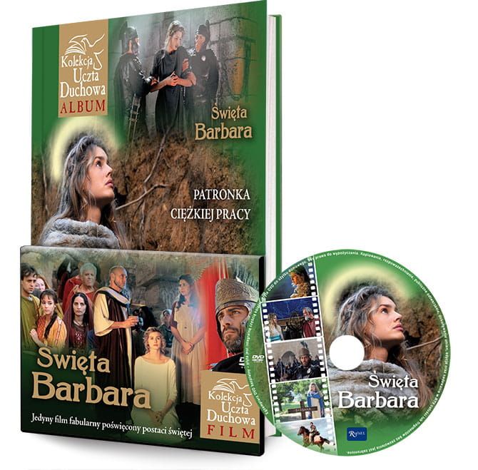 Św. Barbara. Patronka ciężkiej pracy (książka + DVD) - kolekcja Uczta Duchowa e-religijne.pl