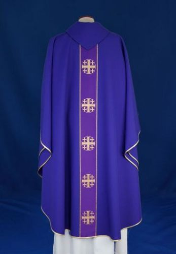 Ornat fioletowy K87 tył e-religijne.pl