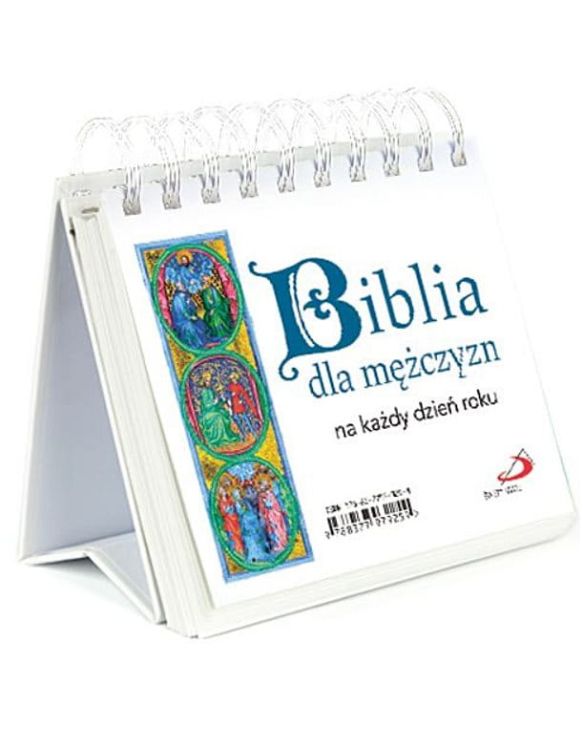 Edycja Świętego Pawła - upominkowa książka dla mężczyzn Biblia dla mężczyzn na każdy dzień roku - książka na biurko sklep księgarnia świętego Pawła