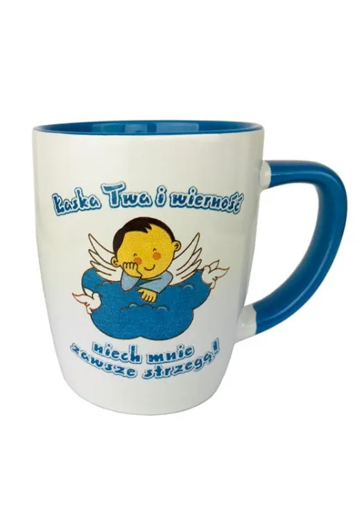 Sklep chrześcijański e-religijne.pl - największy wybór kubków na prezent: Kubek "Łaska Twa i wierność niech mnie zawsze strzegą"