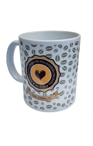 Księgarnia chrześcijańska - kubki religijne Kubek "Albowiem u Boga nie ma względu..."