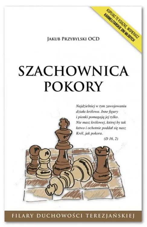 SZACHOWNICA POKORY - Jakub Przybylski OCD księgarnia Wydawnictwo Karmelitów Bosych Kraków