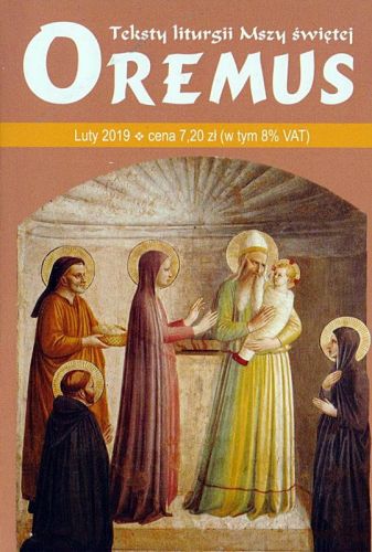 Księgarnia chrześcijańska e-religijne.pl: Oremus na LUTY 2019 - teksty liturgii Mszy Świętej