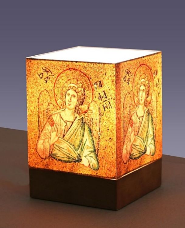 Sklep chrześcijański e-religijne.pl największy wybór religijnych upominków Lampka stołowa z wizerunkiem Anioła Stróża