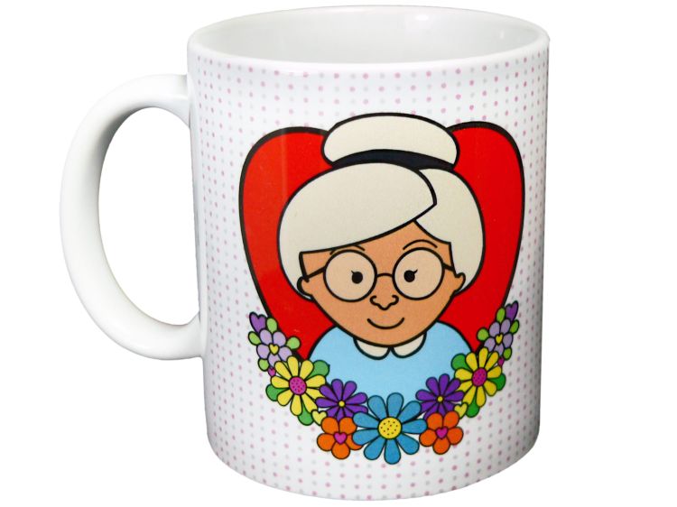 Kubek prezentowy "Kubek Babci" prezent dla babci, dzień babci, sklep chrześcijański