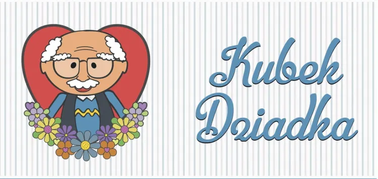 "Kubek Dziadka" w kolorze białym z kolorowym nadrukiem. sklep chrześcijański
