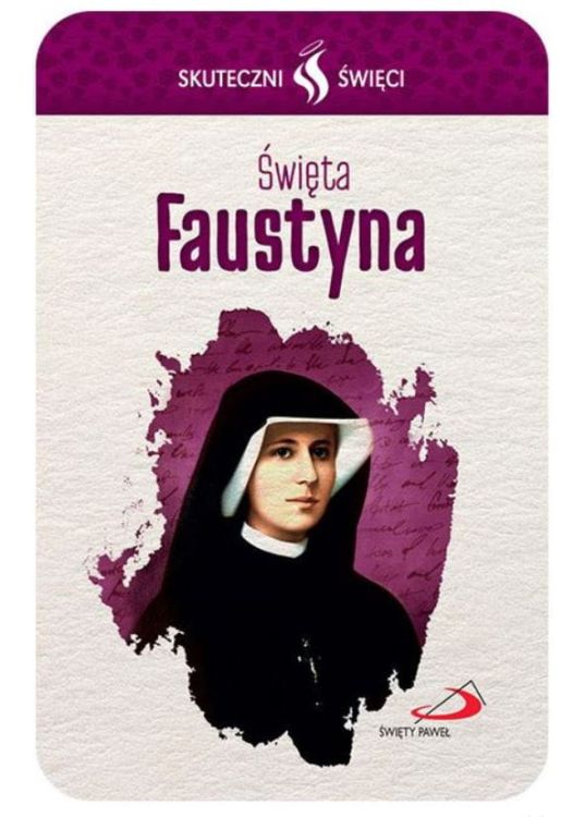Święta Faustyna - plastikowa karta z modlitwą Edycja Świętego Pawła sklep e-religijne.pl