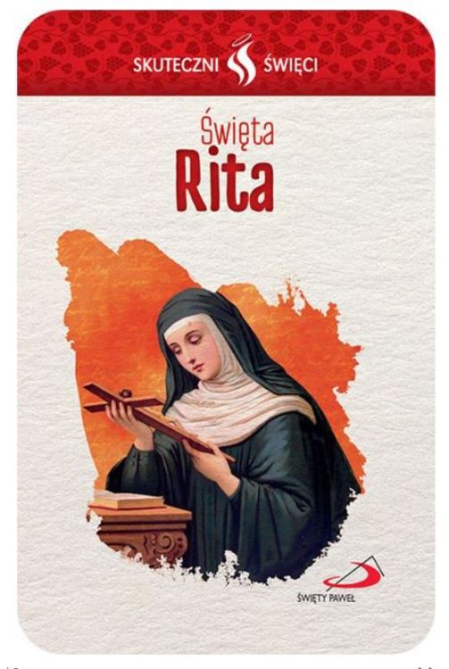 Księgarnia chrześcijańska Święta Rita - plastikowa karta z modlitwą
