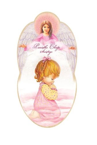 Sklep z pamiątkami do chrztu | Pamiątka Chrztu Świętego - dla dziewczynki 5003B | obrazki srebrne, drewniane, ikony