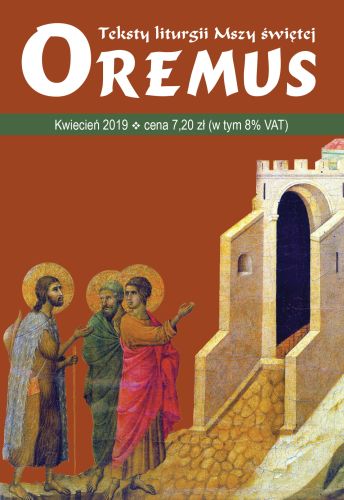 Oremus na KWIECIEŃ 2019 - teksty liturgii Mszy Świętej księgarnia chrześcijańska e-religijne.pl