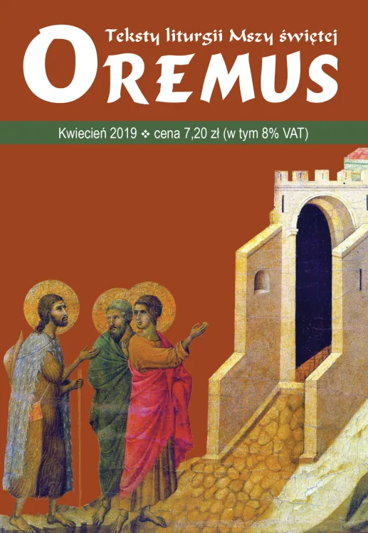 Oremus na KWIECIEŃ 2019 - teksty liturgii Mszy Świętej księgarnia chrześcijańska e-religijne.pl