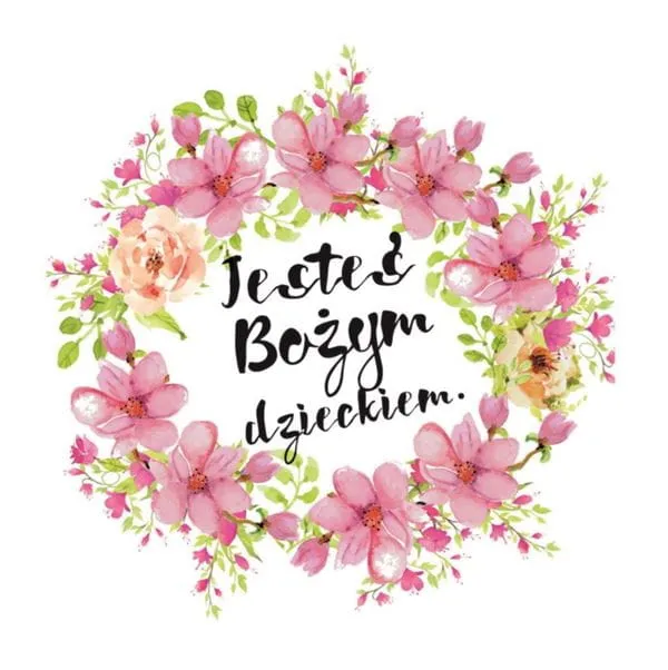 Księgarnia chrześcijańska - Podstawka korkowa "Jesteś Bożym dzieckiem"