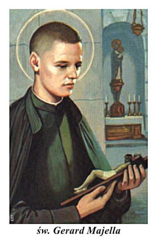 Gerard Majella - obrazki ze Świętym - sklep z dewocjonaliami