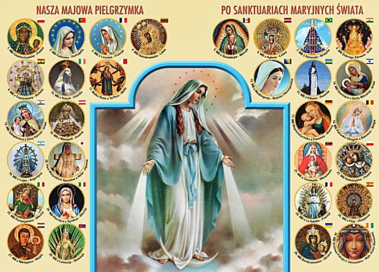 Księgarnia religijna - sklep z dewocjonaliami - Nasza majowa pielgrzymka po Sanktuariach - sprawdziany - kontrolki na nabożeństwa majowe