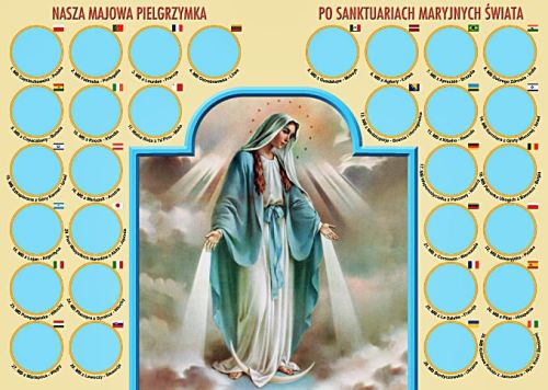Księgarnia religijna - sklep z dewocjonaliami - Nasza majowa pielgrzymka po Sanktuariach - sprawdziany - kontrolki na nabożeństwa majowe