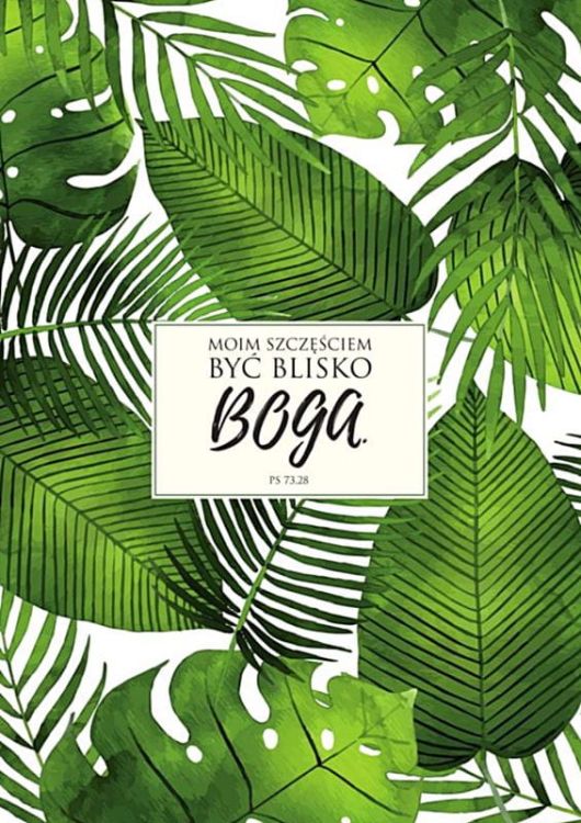 Księgarnia religijna: Zeszyt - notatnik chrześcijański - "Moim szczęściem być blisko Boga"