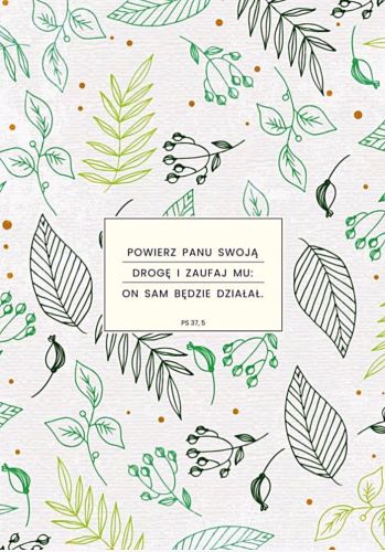 Księgarnia chrześcijańska e-religijne.pl : Zeszyt - notatnik chrześcijański - "Powierz Panu swoją drogę"
