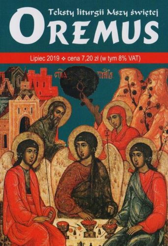 Księgarnia chrześcijańska - Oremus na LIPIEC 2019 - teksty liturgii Mszy Świętej sklep
