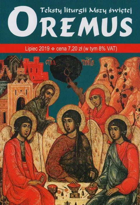 Księgarnia chrześcijańska - Oremus na LIPIEC 2019 - teksty liturgii Mszy Świętej sklep