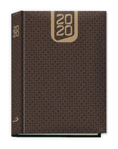 Księgarnia religijna | Terminarz A5 na 2020 rok WEAVE - ciemnobrązowy | Edycja Świętego Pawła