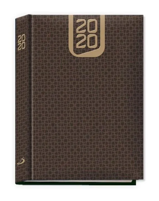 Księgarnia religijna | Terminarz A5 na 2020 rok WEAVE - ciemnobrązowy | Edycja Świętego Pawła