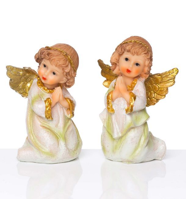 Księgarnia religijna | Aniołek modlący się figurka do postawienia 9 cm | sklep chrześcijański