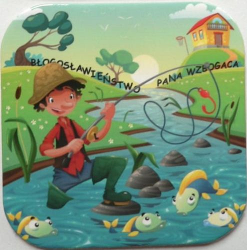  Podstawka korkowa z religijnym tekstem "Błogosławieństwo Pana wzbogaca" e-religijne.pl