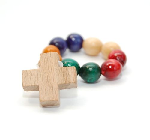 Różaniec misyjny drewniany - dziesiątka e-religijne.pl