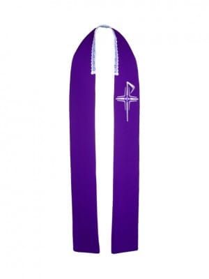 Stuła fioletowa haftowana 4-133-4 e-religijne.pl
