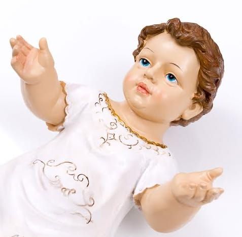 Figurka Dzieciątka Jezus do szopki - rzeźba 40 CM figurki Pana Jezusa do stajenki