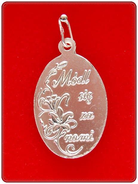 Medalik św. Michała Charbela srebrny e-religijne.pl